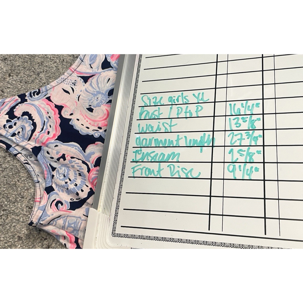 Lilly Pulitzer Cady Romper Girls Size XL 12-14 100% Cotton Slub Beachy Colorful - Picture 6 of 8